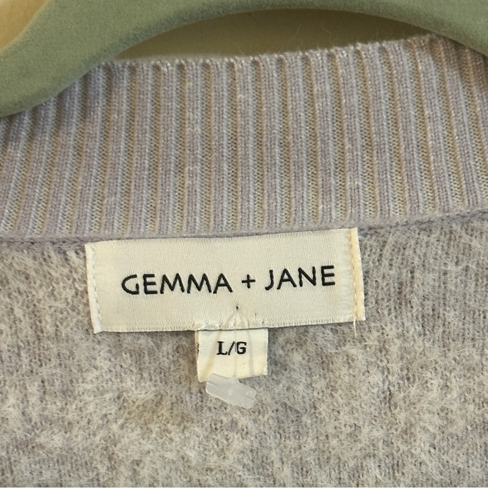 Gemma+Jane Floral Jacquard Cardigan Size Large - Picture 3 of 11